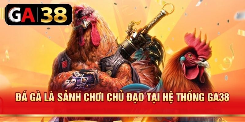 Đá gà là sảnh chơi chủ đạo tại hệ thống GA38